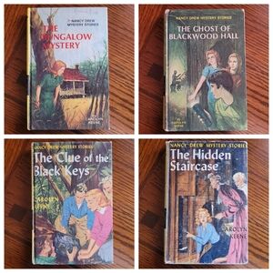 Nancy Drew Mystery Books. Vintage. 1951. 1959. 1960. 1967.